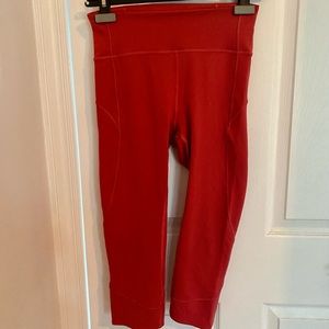 Lululemon In Movement Crop Everlux19" vintage rose